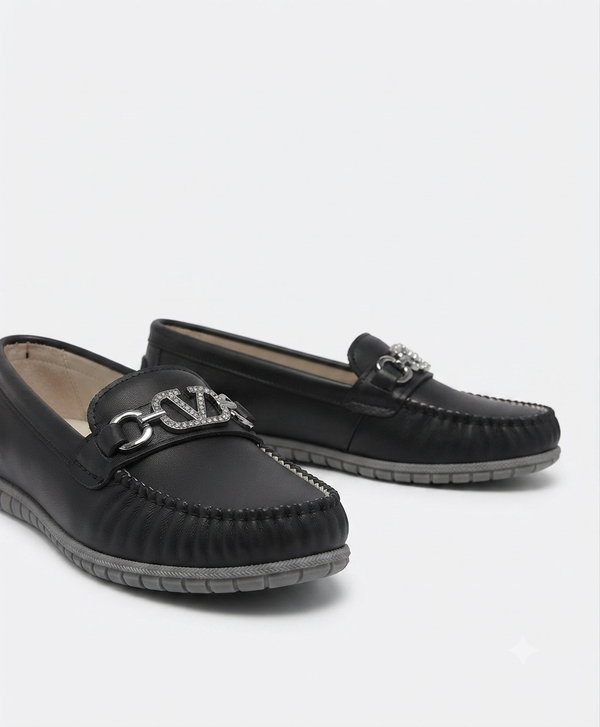 Lunar Taş Aksesuarlı Loafer