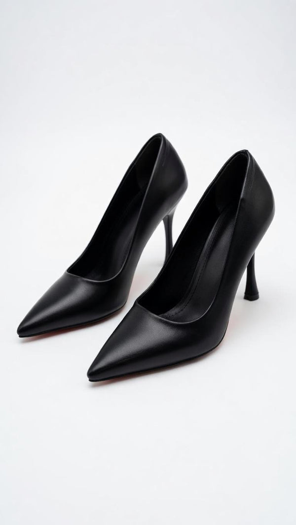 Wowo Minna Kadın 9 cm Topuklu Sivri Burun Stiletto Ayakkabı