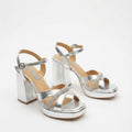 Giselle Işıltılı Platform Topuklu Sandalet