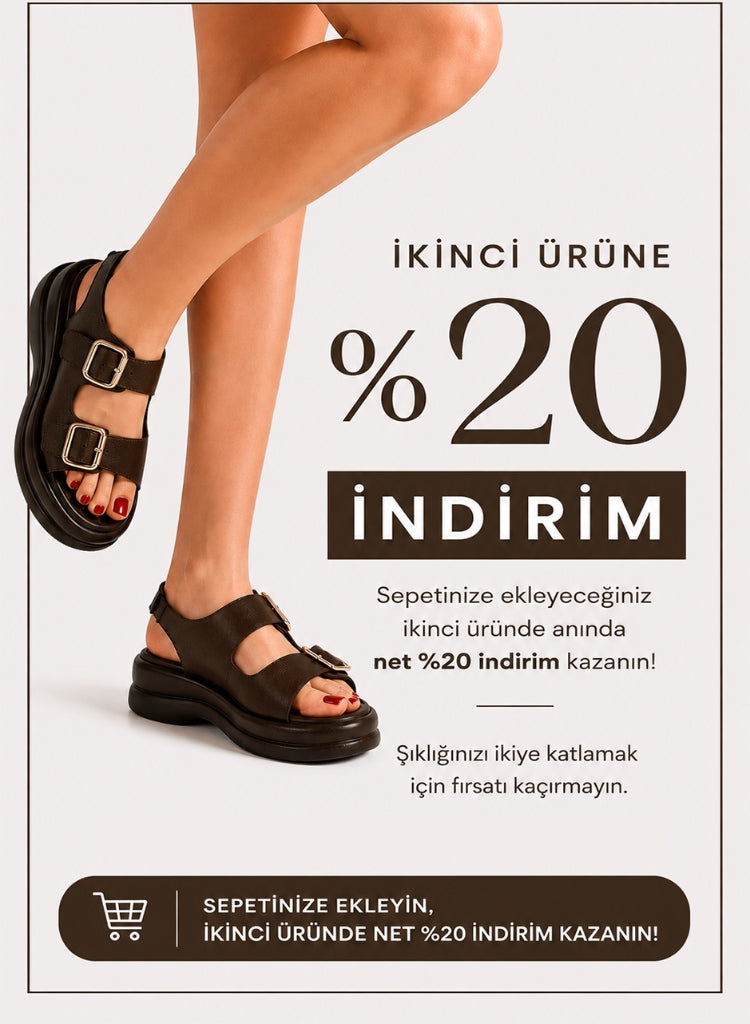 Meltemin Papucu - İkinci Ürüne %20 İndirim Kampanyası